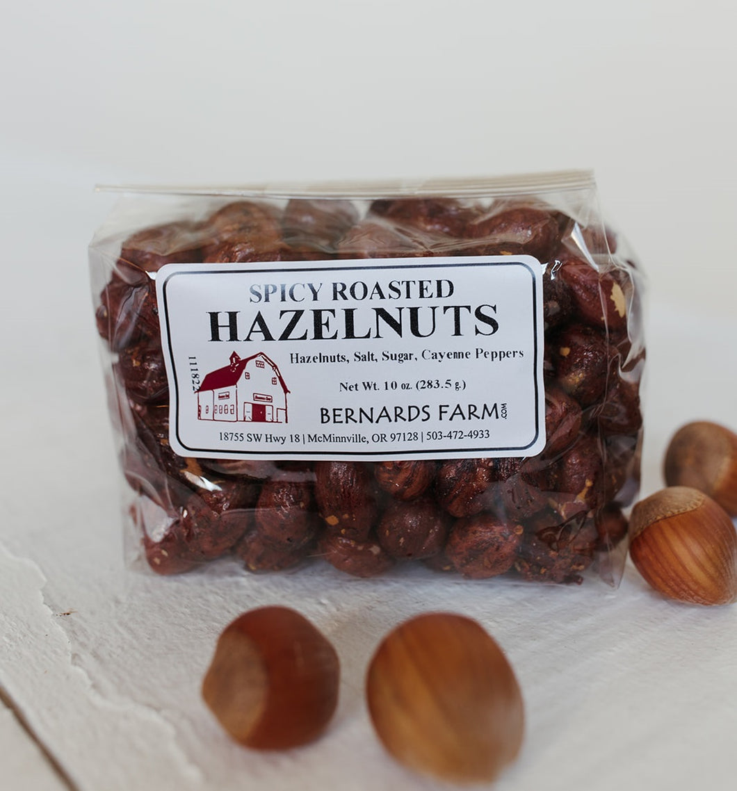 Spicy Roasted Hazelnuts